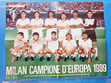 Poster milan campione usato  Italia