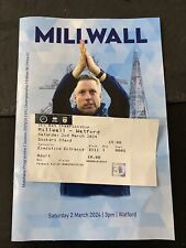 Millwall watford match for sale  WELLING
