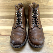 J Crew Mens Boots 10 Kenton Pacer Brown Leather Lace Up for sale  Shipping to South Africa