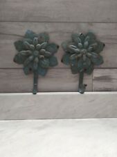 Rustic teal flower for sale  Shipping to Ireland