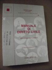 Manuale diritto civile usato  Roma
