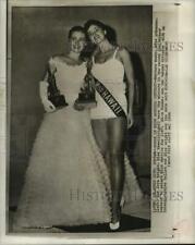 1956 Press Photo Barbara Banks, Jere Wright, Miss America Contest, Atlantic City, usado comprar usado  Enviando para Brazil