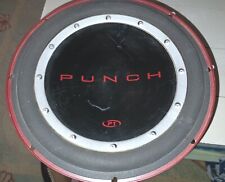 Rockford Fosgate P1 Punch 4 Ohm 10" Speaker Subwoofer Candy Apple Red HAS CRACK, used for sale  Shipping to South Africa