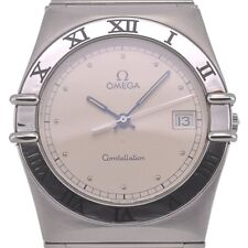 OMEGA Constellation 1510.30 fecha bisel plano esfera plateada cuarzo para hombre L#129033 segunda mano  Embacar hacia Argentina