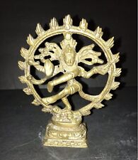 VINTAGE Brass Shiva Nataraja Lord Of Dance Hindu Figure Statue for sale  Shipping to Canada