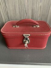 Vintage Pixie Vanity Case. Burgundy. Preloved , used for sale  Shipping to South Africa