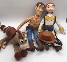 Personaje leñoso vintage con botón pulsador de Disney Thinkway funciona Toy Story y amigos segunda mano  Embacar hacia Argentina