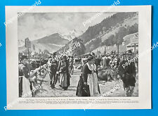 Zell am See Austria Die Pinzgauer Gau exhibition at the cattle show 1925 for sale  Shipping to South Africa