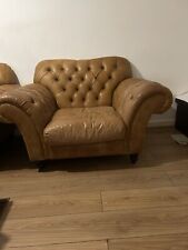 Leather corner sofa for sale  LONDON