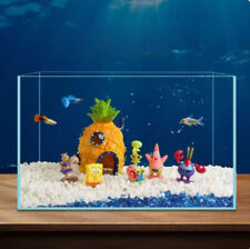 11 peças enfeites para aquário decorações tigelas de peixe Bob Esponja calça quadrada comprar usado  Enviando para Brazil