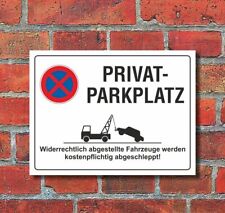 Schild privatparkplatz parkver gebraucht kaufen  Bad Driburg