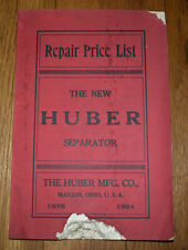 Nuevo separador de crema Huber de colección 1924 reparación lista de precios catálogo libro agrícola segunda mano  Embacar hacia Argentina