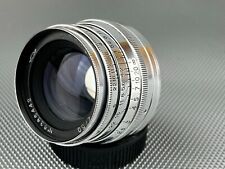 Occasion, Silver JUPITER 8 2/50 M39 Soviet russian USSR Lens for FED Zorki Leica CLA d'occasion  Expédié en Belgium