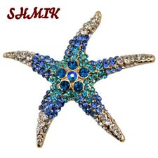Used, Starfish Brooches Blue Rhinestone Starfish Brooch Fashion Wedding Pin for sale  Shipping to South Africa