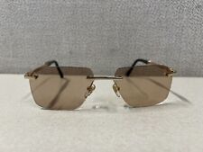 Used, Zilli ZI60071 Men’s Titanium Gold & Black Sunglasses No. 204 Made in France for sale  Shipping to South Africa
