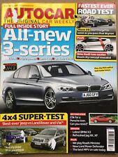 Autocar magazine august for sale  COLCHESTER