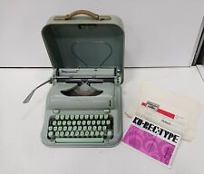 Máquina de escrever portátil vintage 1965 Hermes Media 3 com estojo comprar usado  Enviando para Brazil