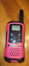 Motorola Talkabout T107 ONE Two-Way Radio, 22-Channels, PINK Walkie Talkie  for sale  Shipping to South Africa