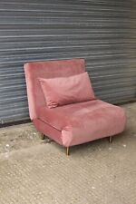 Pink velvet made.com for sale  HITCHIN