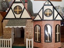 Used, VINTAGE HOBBIES WOODEN TUDOR STYLE DOLLS HOUSE, DOUBLE DOOR OPENING FRONT for sale  NORTHAMPTON