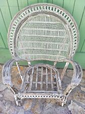 Ancien fauteuil osier d'occasion  Saint-Jeannet