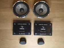 FOCAL UTOPIA BE 165W-RC 6.5" COMPONENT SPEAKERS BERYLLIUM TWEETERS CROSSOVERS, used for sale  Shipping to South Africa