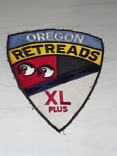 Vtg Back-Of-Jacket Size OREGON RETREADS XL PLUS Motorcycle Patch 8x10" for sale  Shipping to South Africa