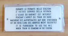 Targa plexiglass treni usato  Roma