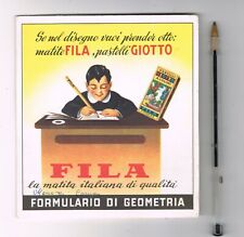 Cartoncino vintage pubblicita usato  Massa Di Somma