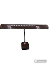 VIntage MCM Mid Century All metal Articulating Adjustable Task  Brown Light Lamp for sale  Shipping to South Africa