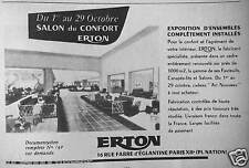 1955 advertising erton d'occasion  Expédié en Belgium