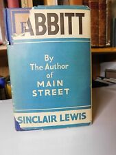 Chaqueta antipolvo Sinclair Lewis - Babbitt - 1922 1a edición/segundo estado con chaqueta antipolvo segunda mano  Embacar hacia Argentina