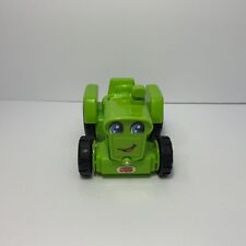 Fisher Price Little People Farm Tractor Mower Green Farming Vehicle Mattel Toy for sale  Shipping to South Africa