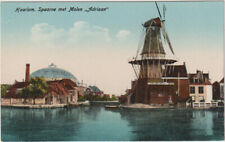 Old postcard Haarlem, Spaarne met molen "Adriaan" for sale  Shipping to South Africa