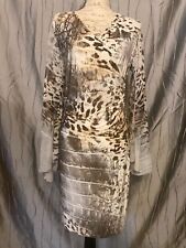 Vintage ROBERTO CAVALLI Dress Size XL Stretch Long Sleeve Made in Italy Rare for sale  Shipping to South Africa
