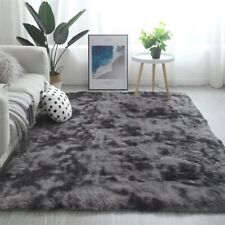 Used, Soft Fluffy Rug, Large Dark Grey Anti-Slip Shaggy Carpet 160 x 230cm for sale  Shipping to South Africa