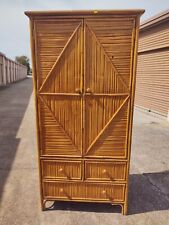 Vintage bamboo armoire for sale  Madison
