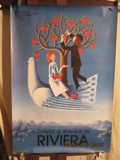 Affiche riviera peynet d'occasion  Montauban