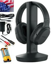 Sony WH-RF400 Wireless Headphone for TV Watching W Transmitter Dock Warm. for sale  Shipping to South Africa