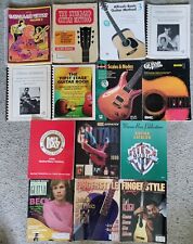 Lote de 12 libros, revistas y catálogos de instrucciones/métodos de guitarra - década de 1990 segunda mano  Embacar hacia Argentina