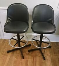 bar adjustable 2 stools black for sale  Villa Park