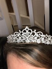 Beautiful crystal tiara for sale  ONGAR