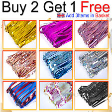 2M-3M FOIL FRINGE TINSEL SHIMMER CURTAIN DOOR WEDDING BIRTHDAY PARTY DECORATIONS, used for sale  Shipping to South Africa