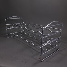 Wine Holder Rack Metal Wire  12 Bottle 2 Tier Modern Style for sale  Shipping to South Africa