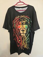 Rasta lion shirt for sale  WOLVERHAMPTON