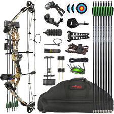 30-55lbs Compound Bow Set Hunting Bow Archery Fishing Hunting Sport Bow RH LH for sale  Shipping to South Africa