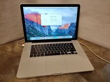 Apple MacBook Pro 15" A1286 2008 Intel Core 2 Duo 4GB 500GB macOS 10.11 comprar usado  Enviando para Brazil