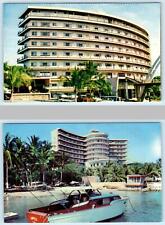 2 Postales ACAPULCO, Guerrero México ~ HOTEL CLUB de PESCA c1960 "Sapito" segunda mano  Embacar hacia Argentina