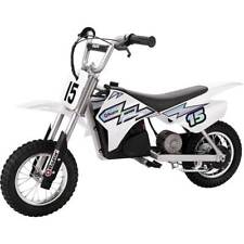 Razor MX400 Dirt Rocket 24V Electric Motocross Dirt Bike, White/Black (Used) for sale  Lincoln
