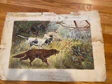 Watercolor hunting dogs for sale  Carlsbad